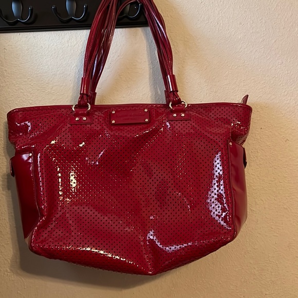 Kate SPADE RED BAG - Picture 1 of 5